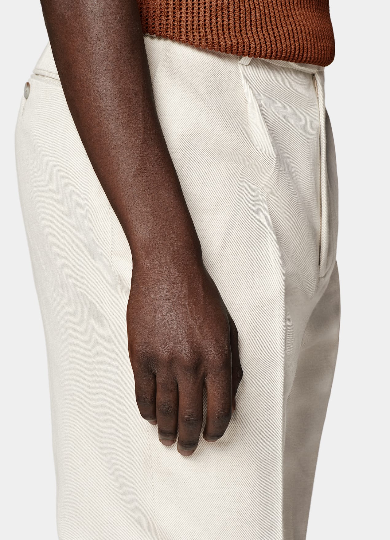 Pantalon Wide Leg Tapered sable