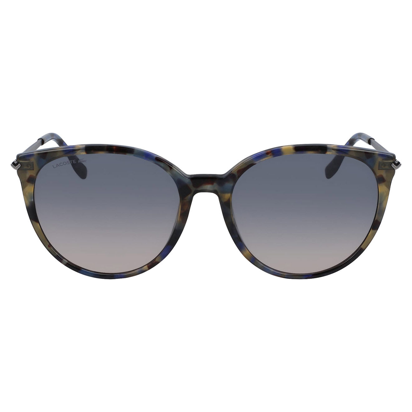 Lacoste Lunettes de soleil Femme havane bleu