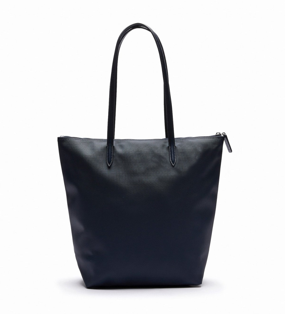 Sacola de compras Lacoste preta