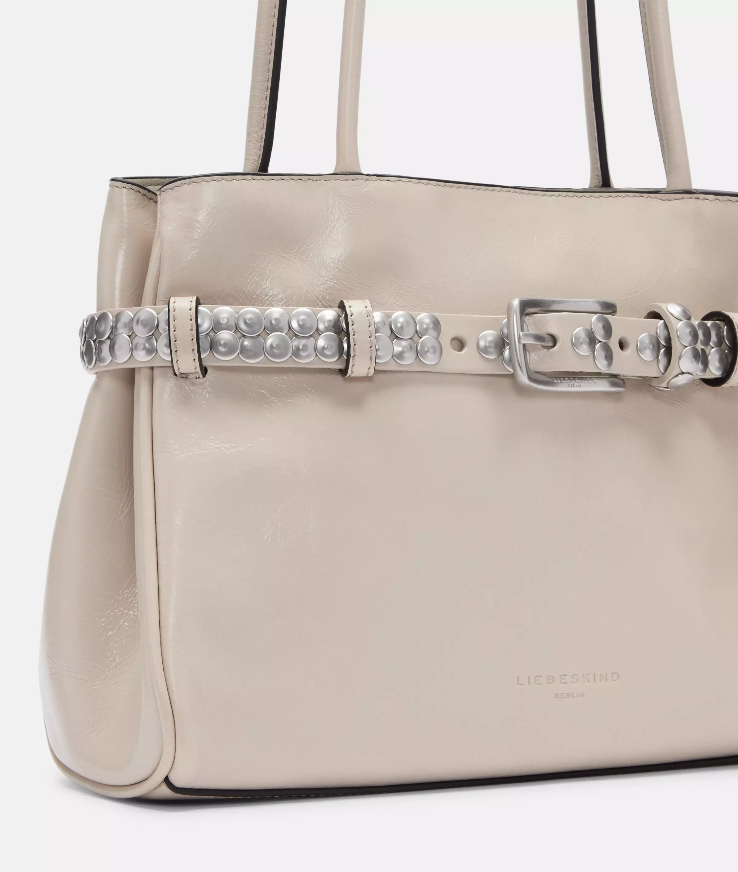 Nori Satchel M Spacious cowhide leather shoulder bag
