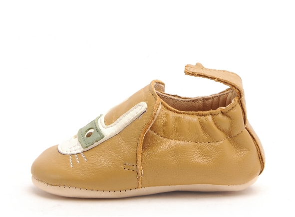 Easy peasy chaussons bebe my bluemoo gangster marron