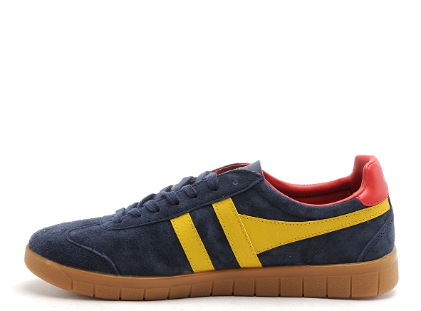 Gola basses homme hurricane suede cmb046 bleu