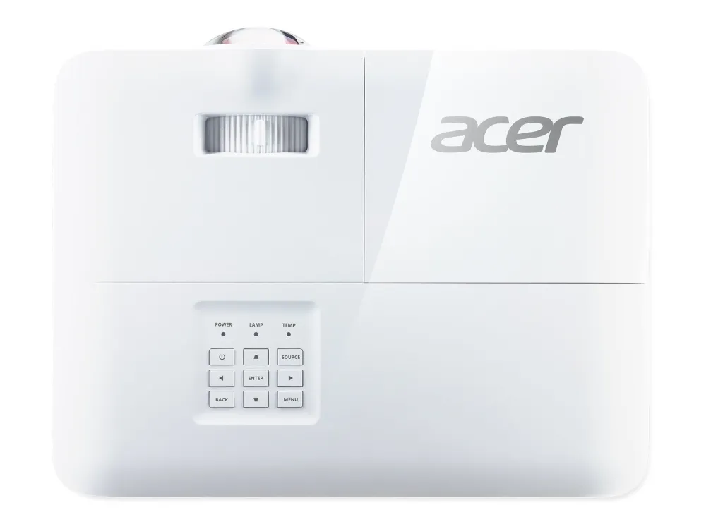 Acer S1386WHN - DLP-projektor - 3D - 3600 lumen - WXGA (1280 x 800) - 16:10 - 720p