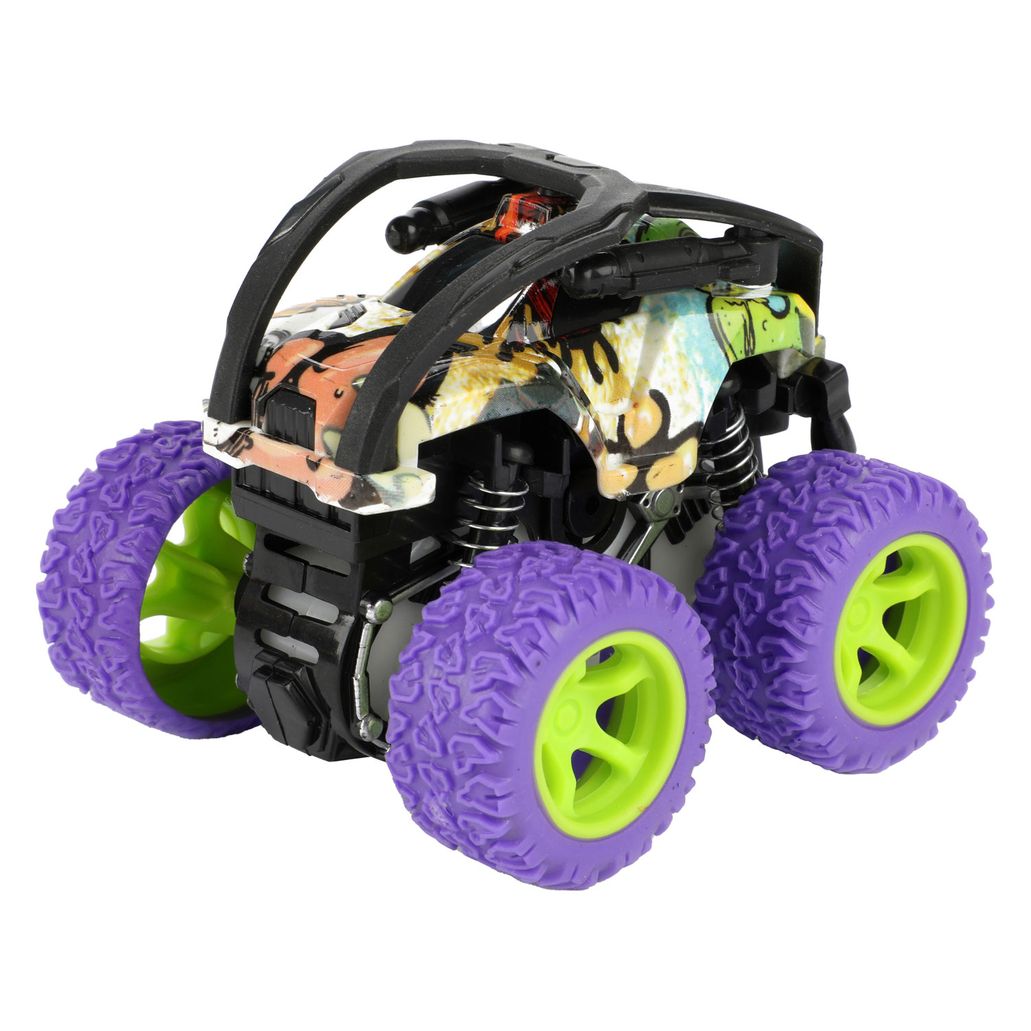 Cars & Trucks Frictie Monster Truck Flip Over