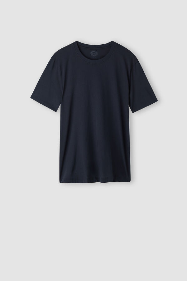 Camiseta de corte reto em algodão extrafino Supima®