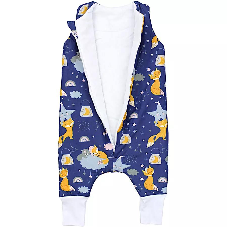 TupTam Baby Winter Schlafsack mit Beinen dunkelblau