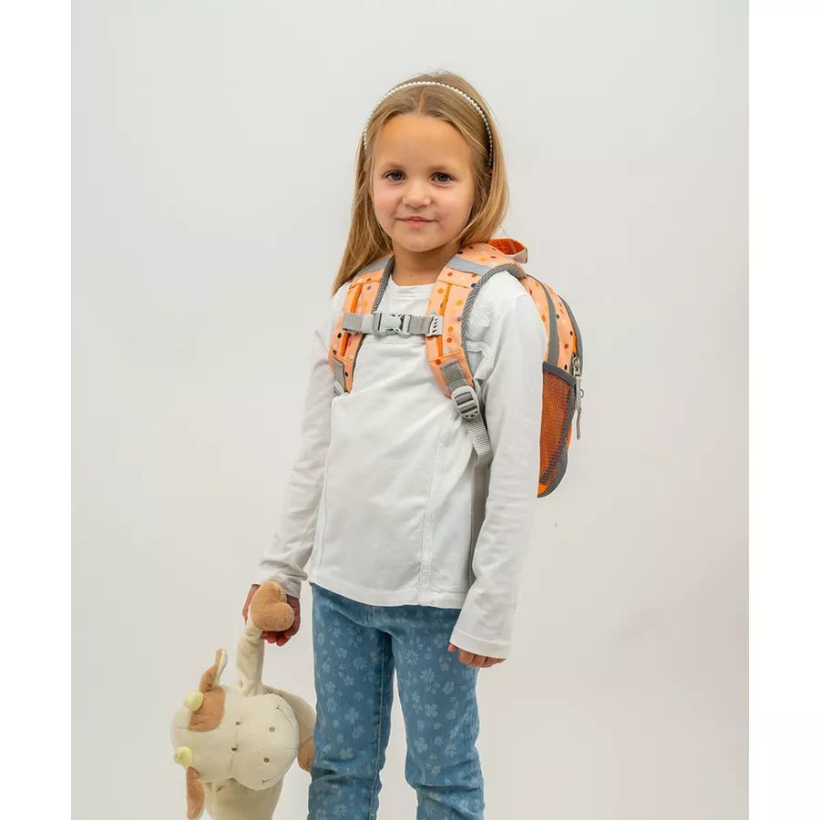Belmil Kindergartenrucksack Mini Kiddy Kindergartenrucksack für 1-3 Jährige Kinder mit Brustgurt Foxy Dream