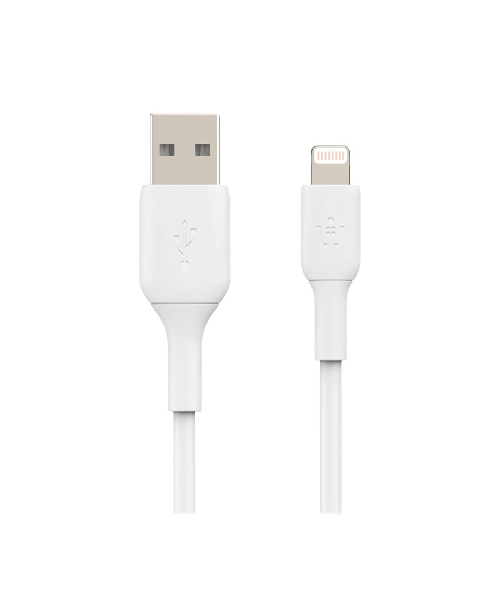 (1m) Boost Charge MFi USB A auf Lightning Ladekabel Datenkabel (CAA001bt1MWH) - Weiss
