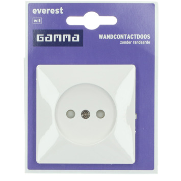 GAMMA Everest Enkel Stopcontact Wit