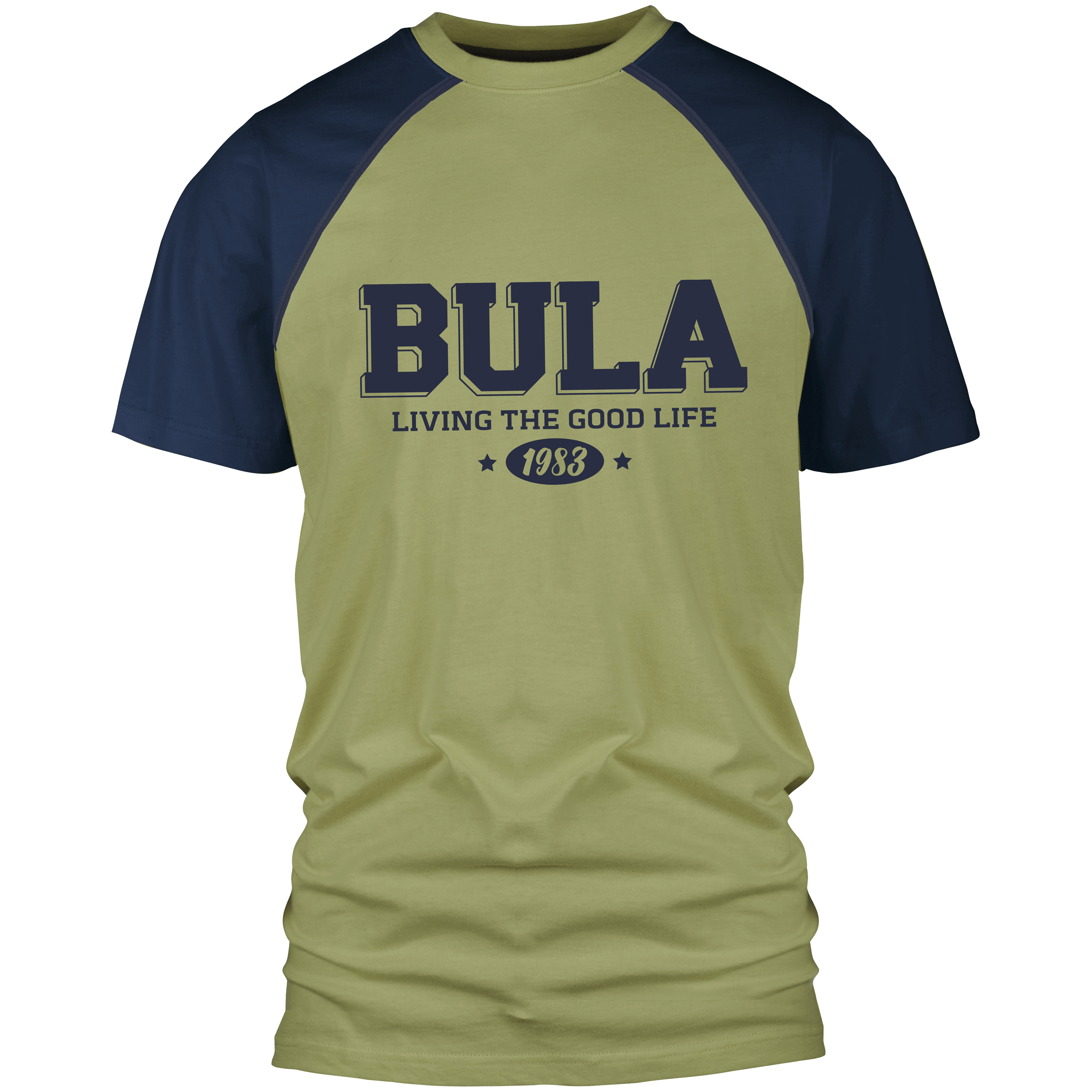 Bula Campus Block Tee - Fritid og bomull