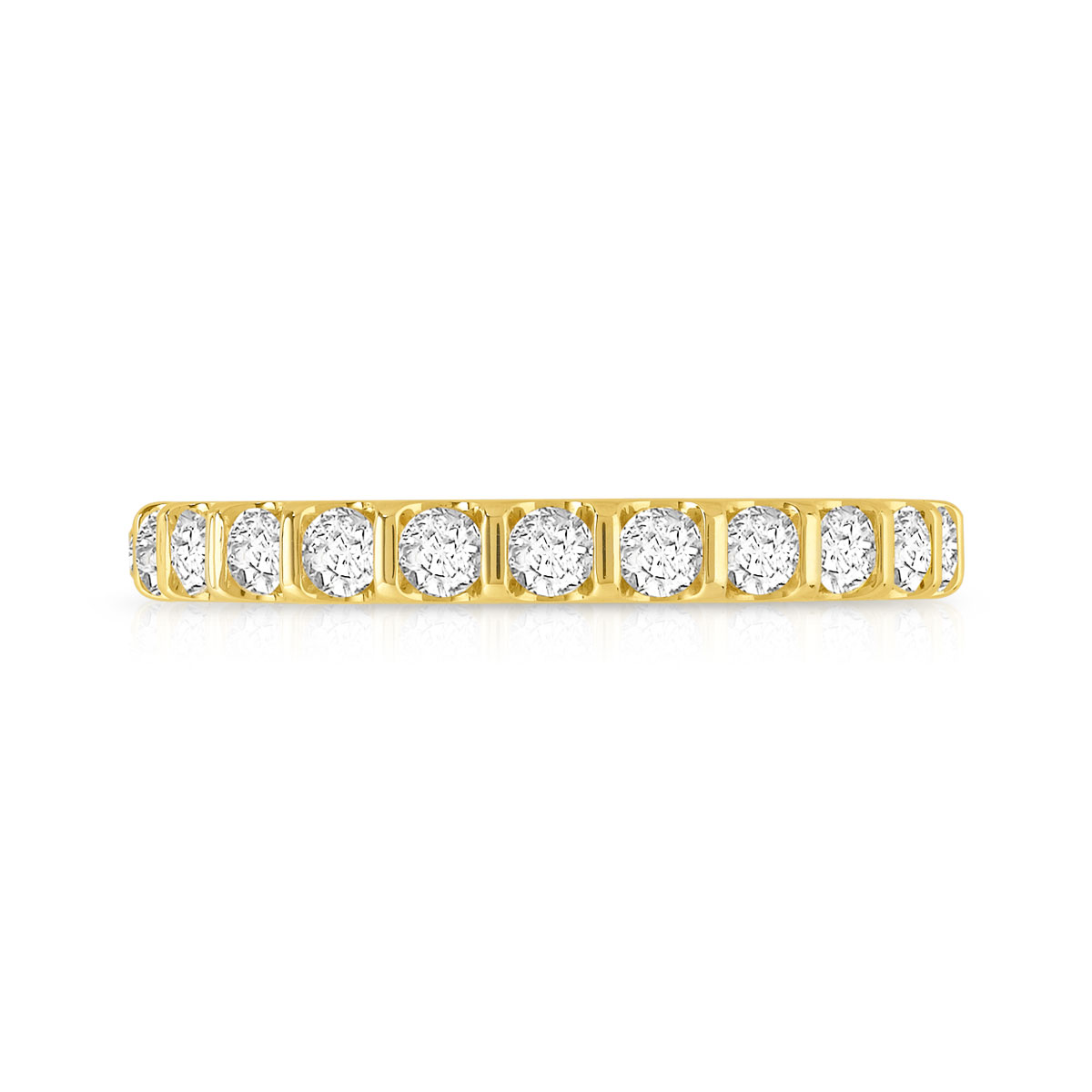 Alliance or 750 jaune diamant H/P1