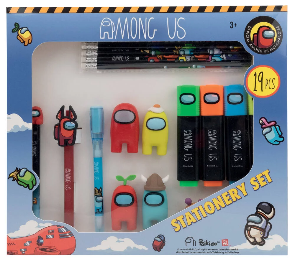 AMONG US PAPETERIE FUN BOX