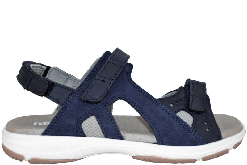 NEW FEET SANDAL I MØRKEBLÅ NUBUCK