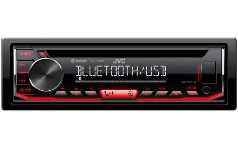 JVC KD-T702BT - Bil - CD-modtager - in-dash - Single-DIN - 50 watt x 4