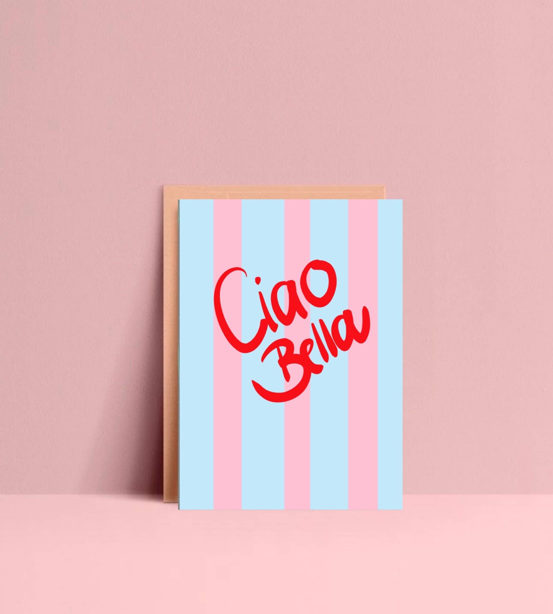 Postkarte Ciao Bella