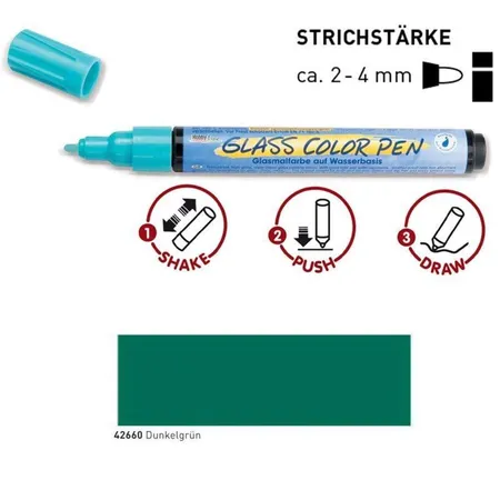 KREUL Glass ColorPen Dunkelgrün