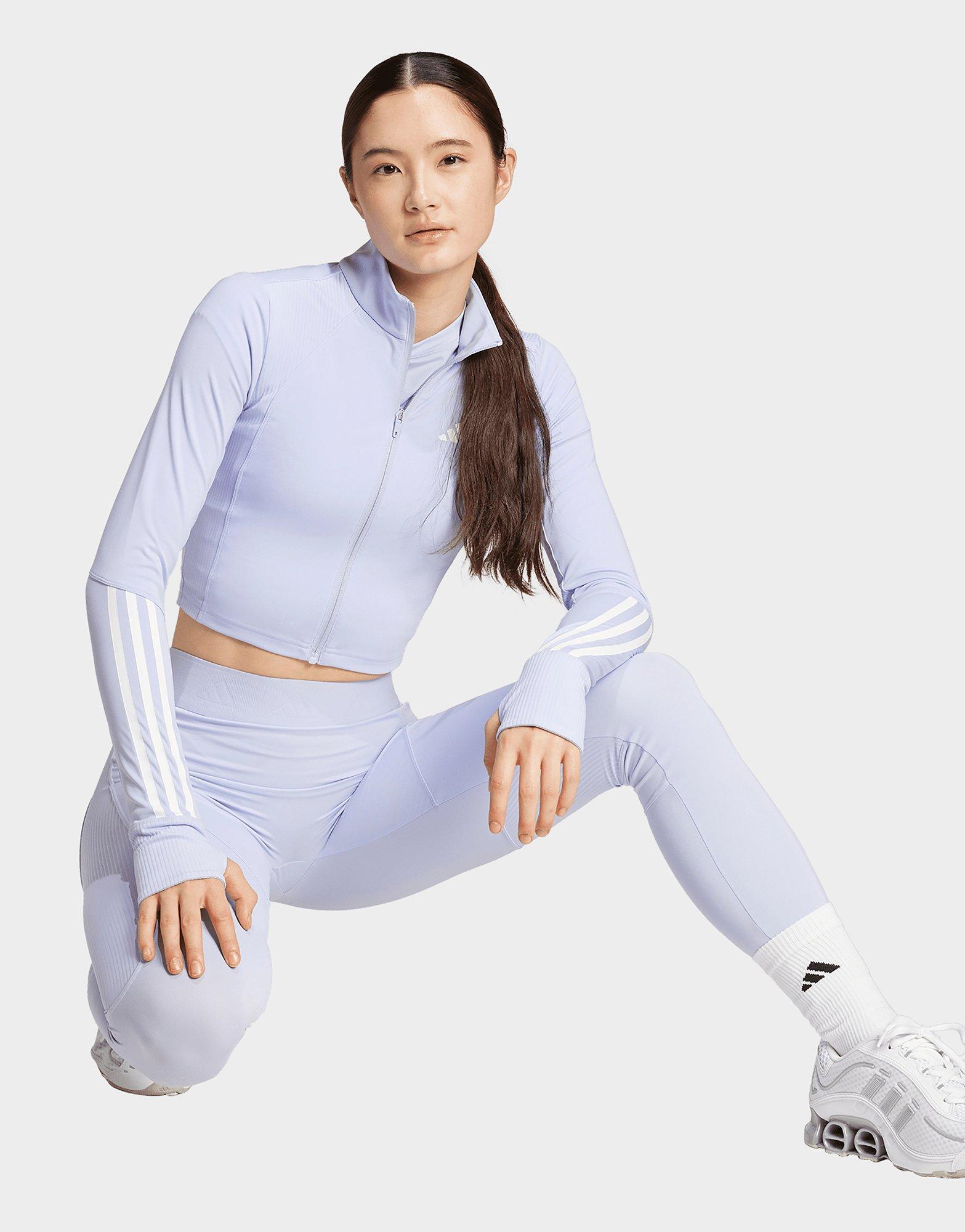 adidas Veste entièrement zippée côtelée Hyperglam