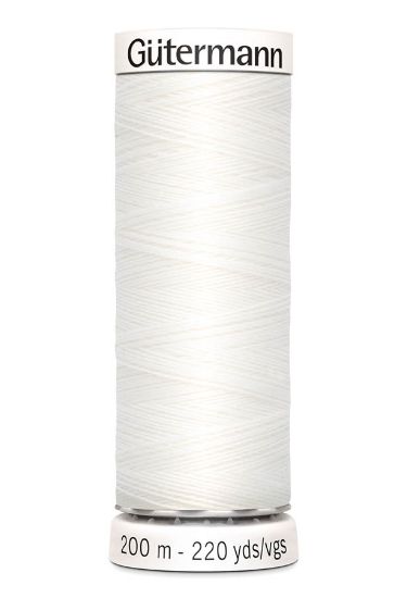 Gutermann sytråd farge 800 200m