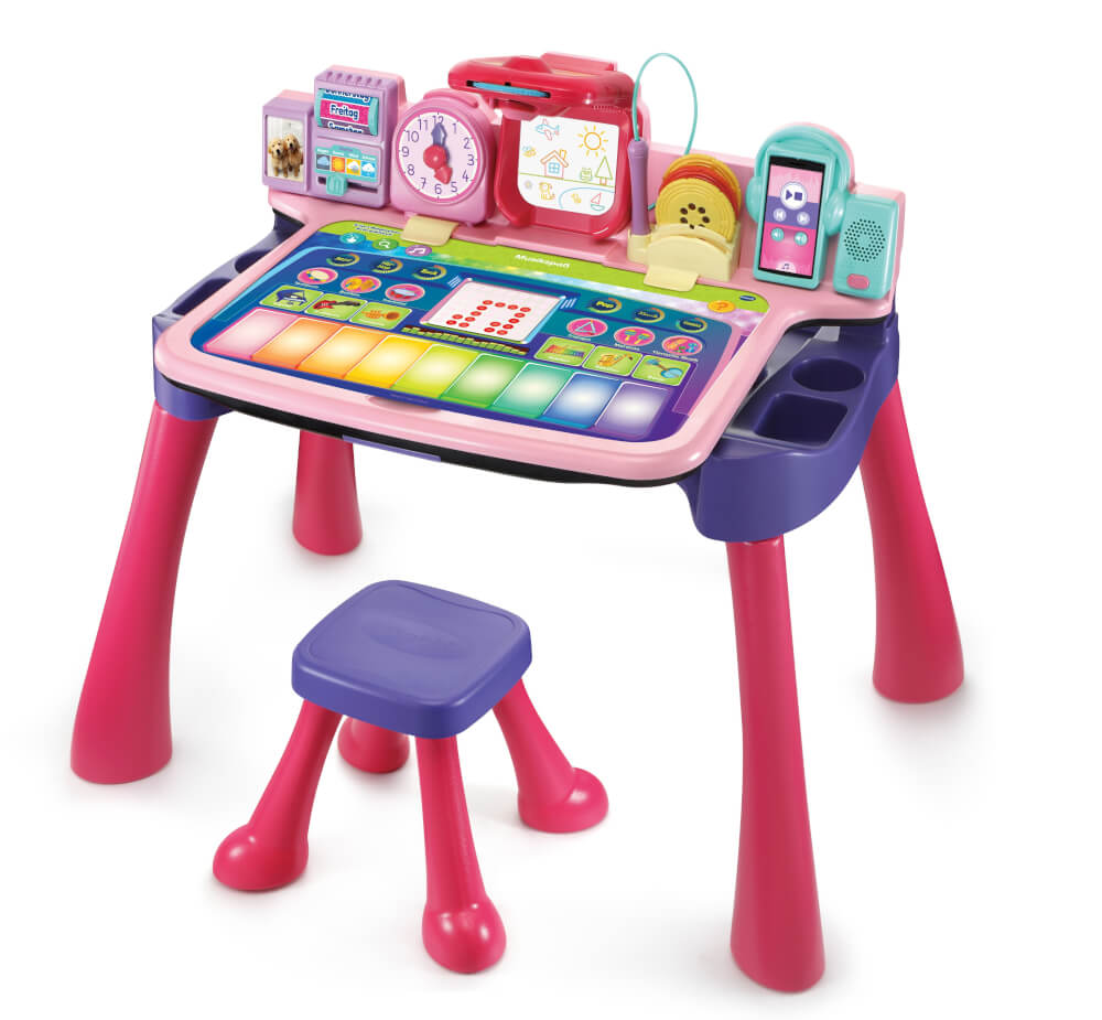 Vtech 80-540954 5-in-1 Magischer Schreibtisch pink