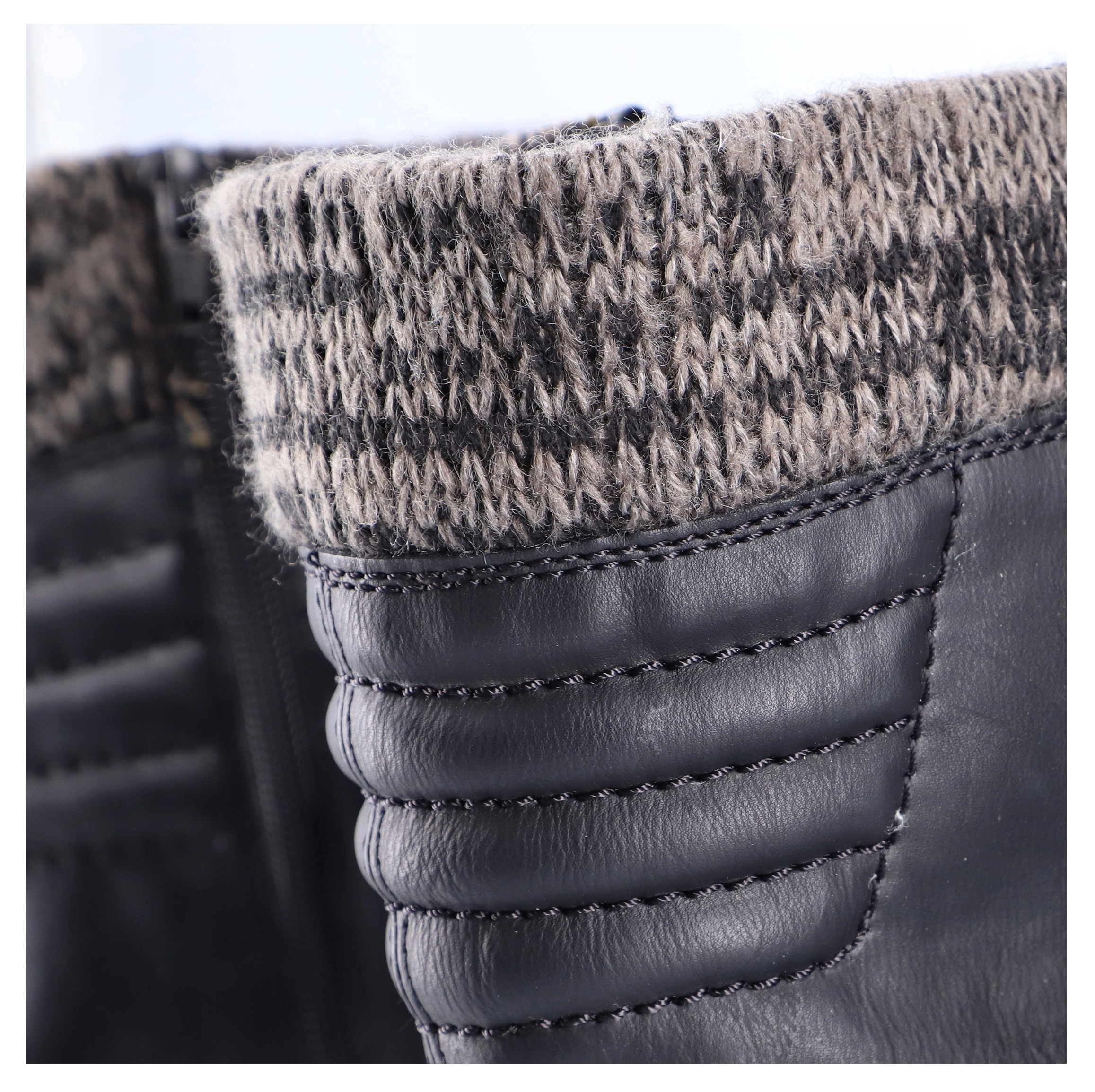 Rieker Winterstiefel  , Winterboots, Blockabsatz, TEX-Membran, mit gestricktem Schaftrand