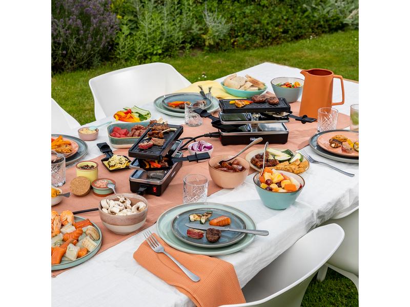 Tristar Erweiterbarer Racletteofen RA-2742 4 Personen Anschlussfähiges Raclette-Set