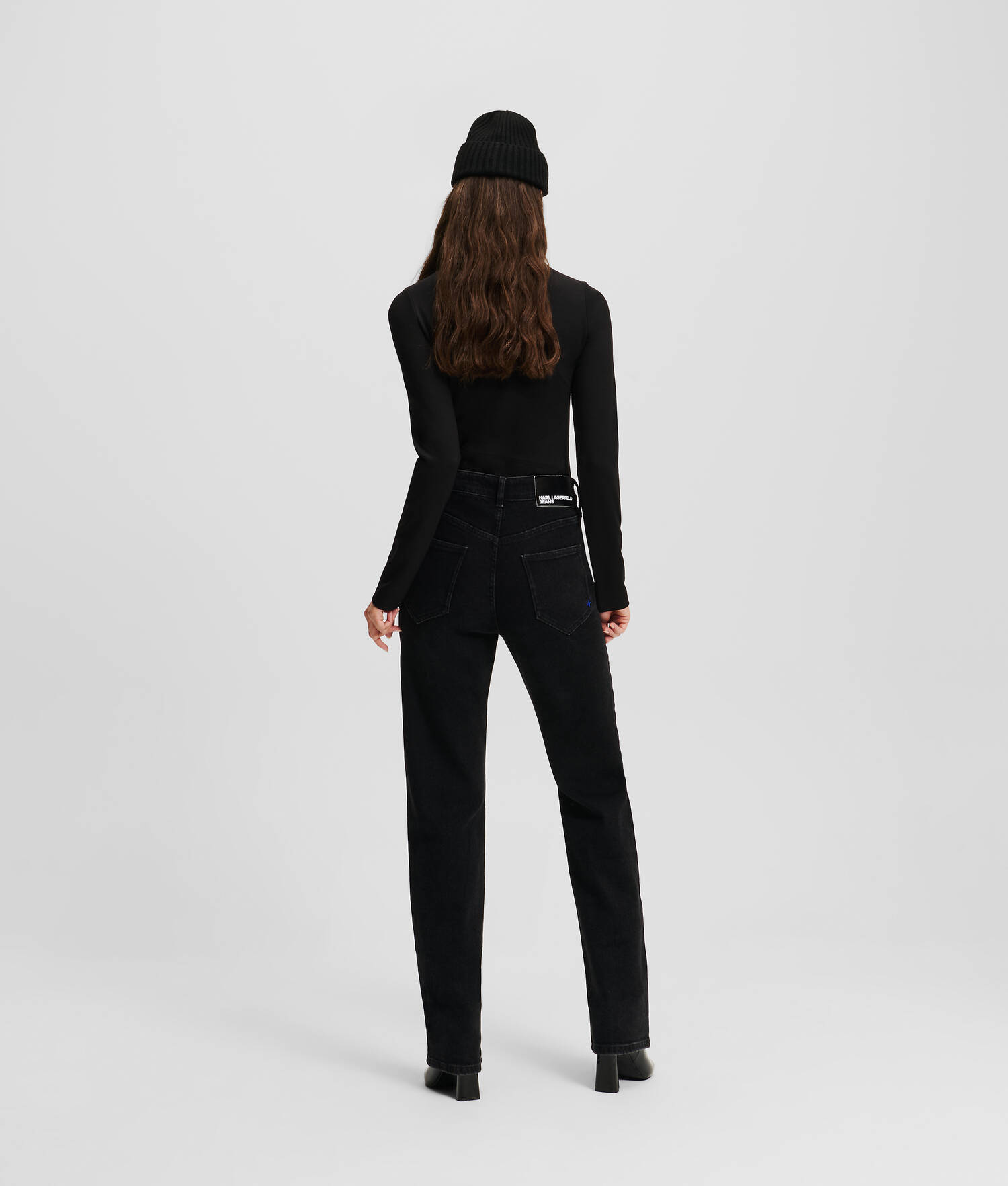 JEAN DROIT TAILLE HAUTE KLJ