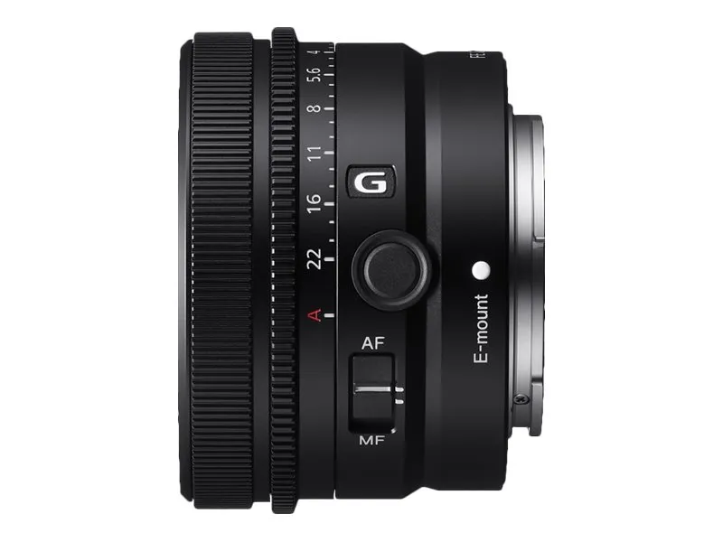Sony SEL40F25G - Objektiv - 40 mm - f/2.5 G - Sony E-mount - for Cinema Line; a VLOGCAM; a1; a1 II; a6700; a7 IV; a7C; a7C II; a7CR; a7R V; a7s III; a9 III