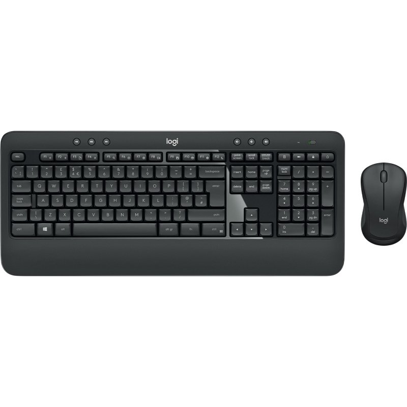 Logitech 920-008685 clavier Souris incluse Universel RF sans fil QWERTY US International Noir