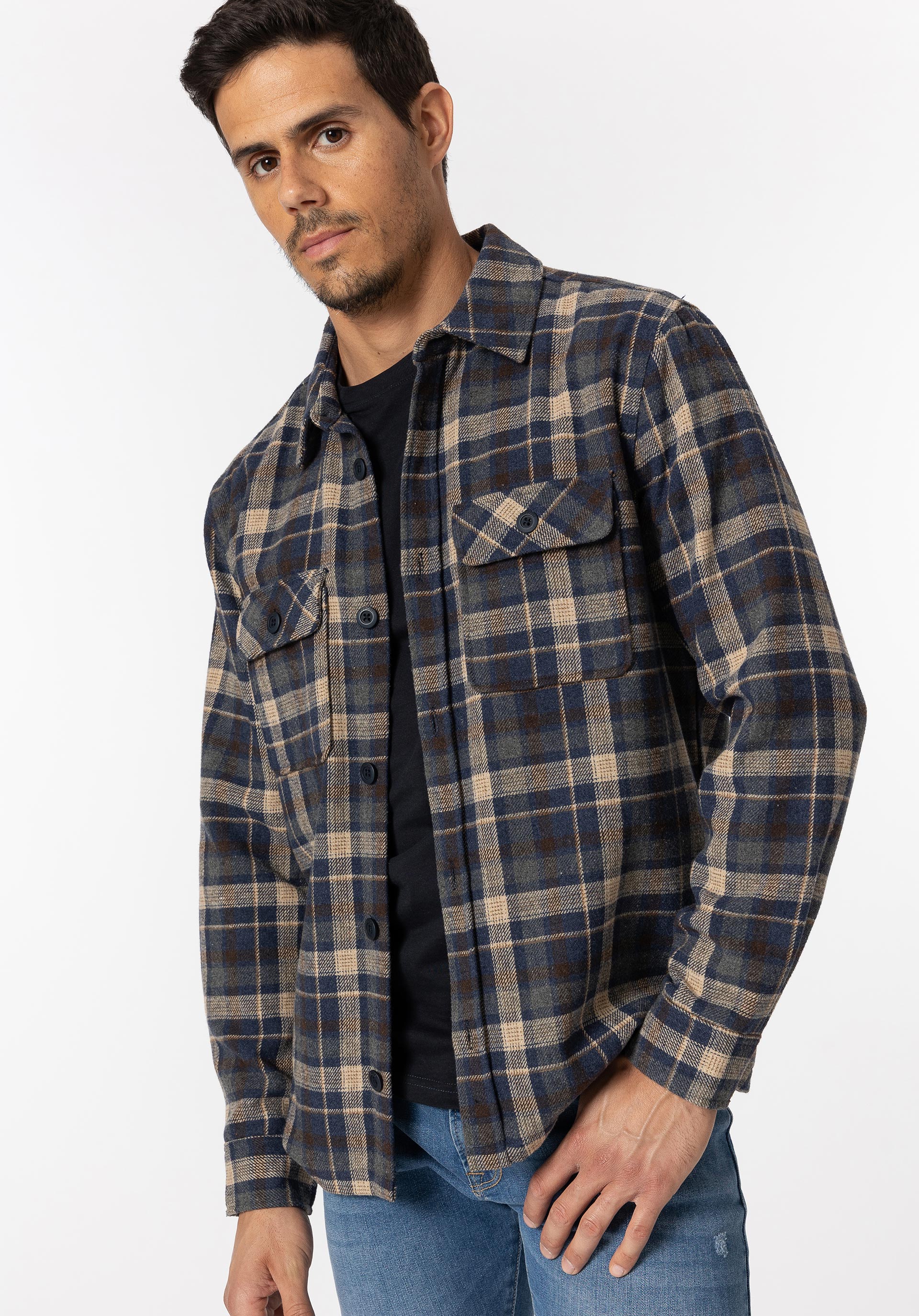 Camisa Overshirt Flanela Xadrez