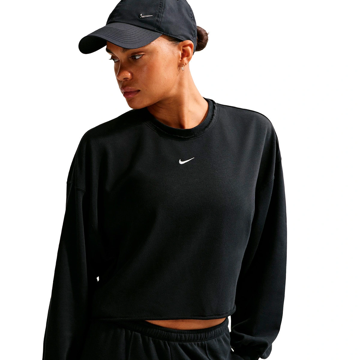 T-Shirt Nike Nschill Ft Crew Mulher