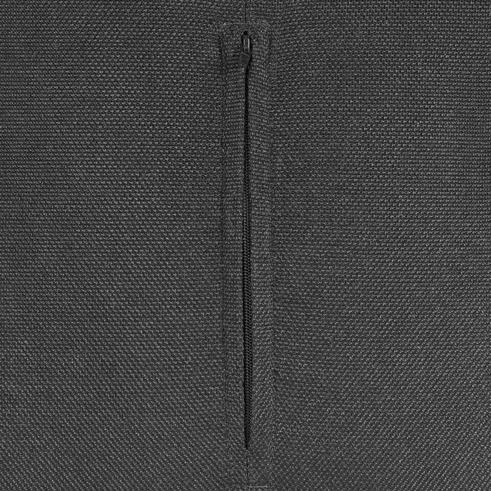 MUKKI - Poef - Zwart - 50 x 50 cm - Polyester
