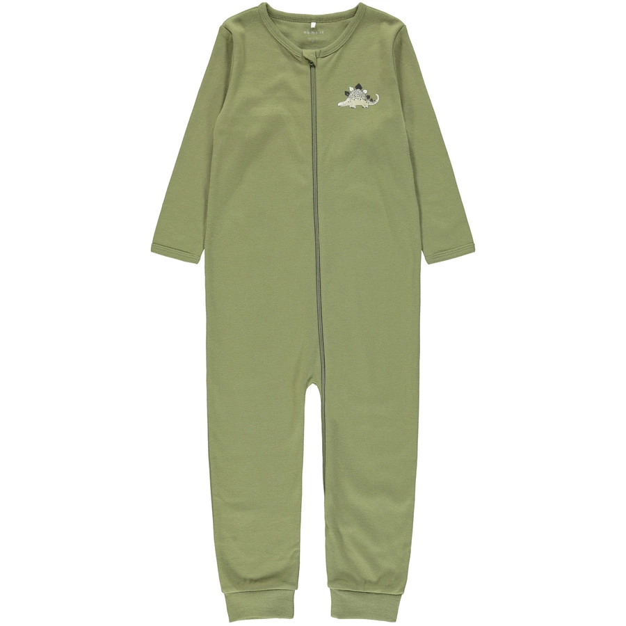name it Schlafoverall 2er Pack Loden Green Dino