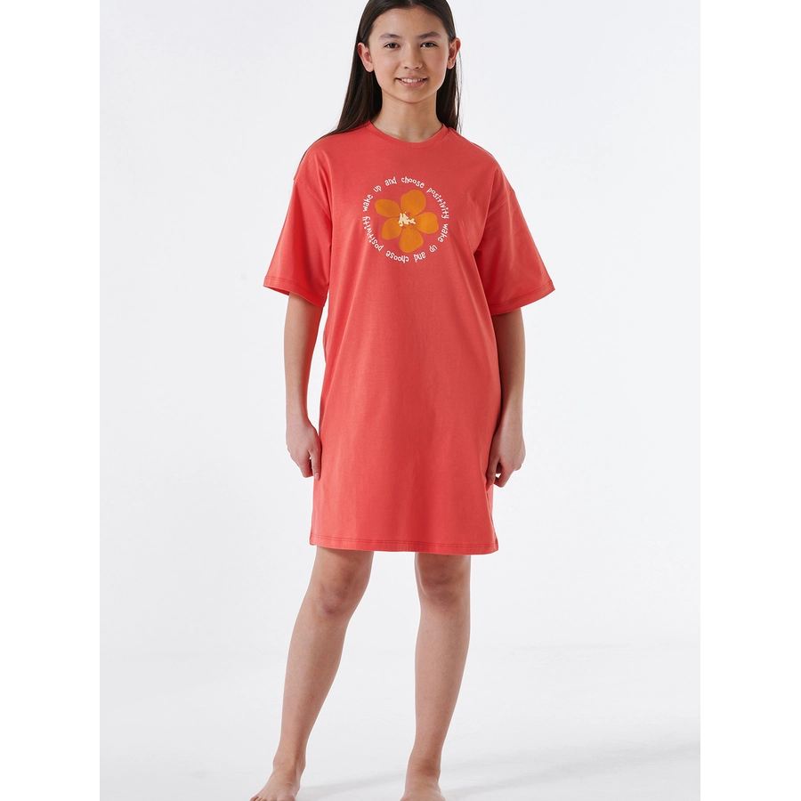 Schiesser Nachthemd Organic Cotton rot
