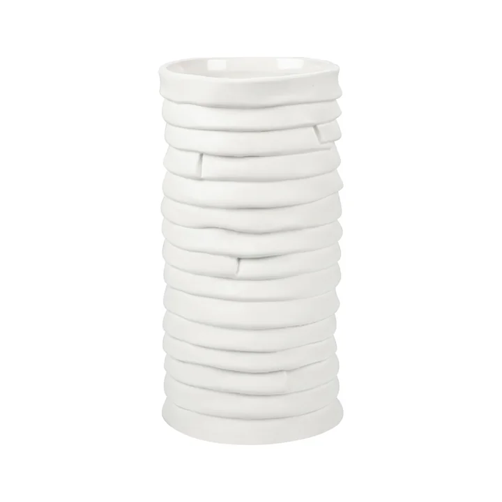 Mette Ditmer - Ribbon Vase, large, off-white