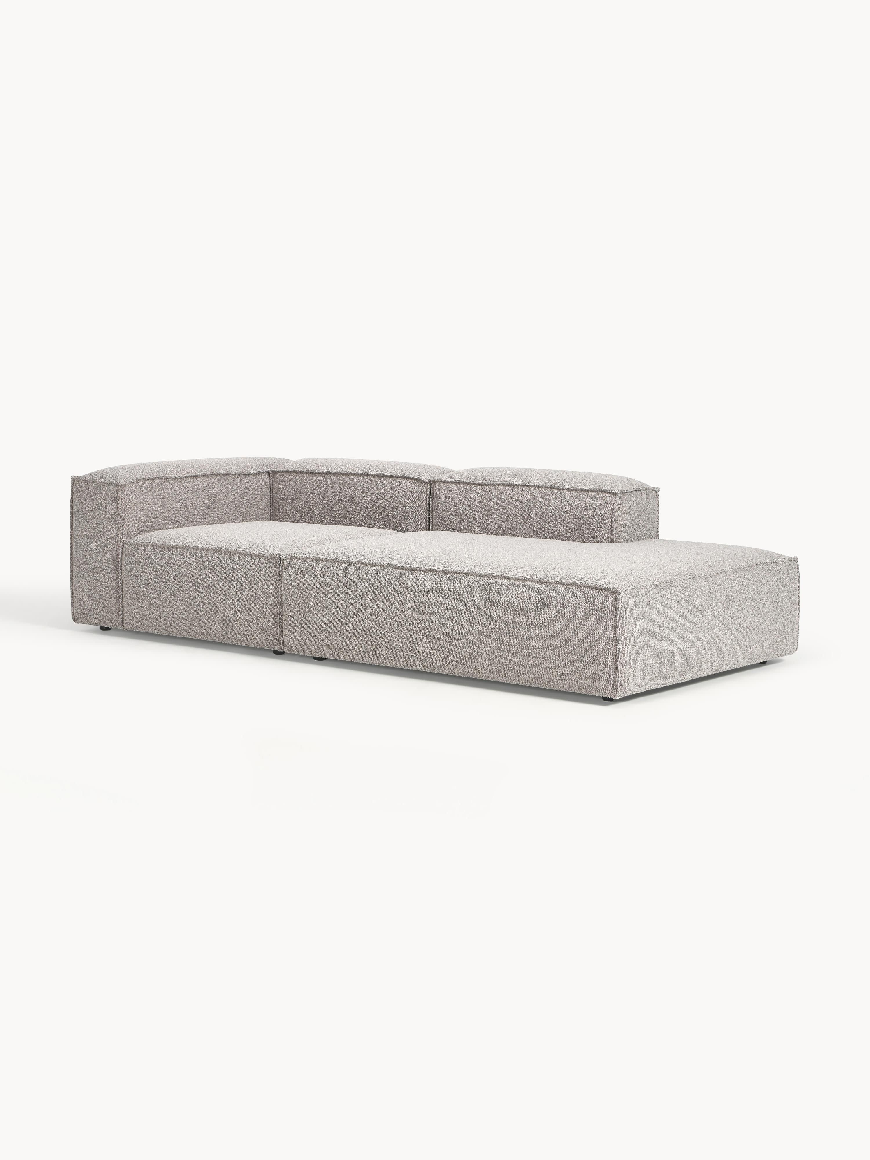 Modulaire chaise longue Lennon van bouclé