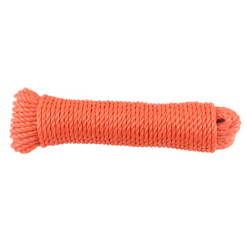 Touw polypropyleen roodbruin 4 mm 20 meter