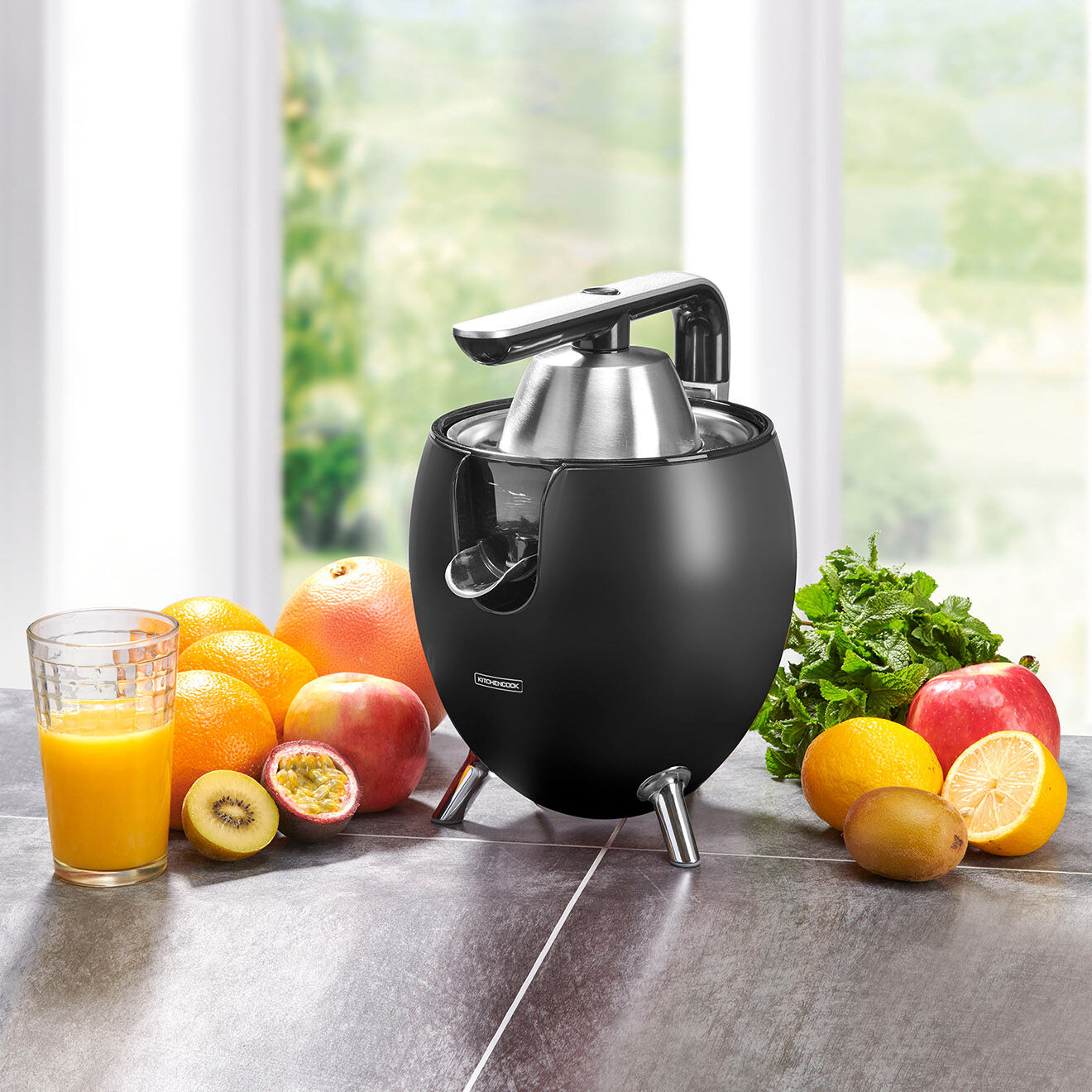Kitchencook Presse-Agrume électrique noir mat - 550 ml