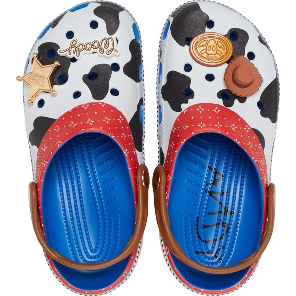 Køb Crocs Toy Story Woody Classic Clog Blue Jean