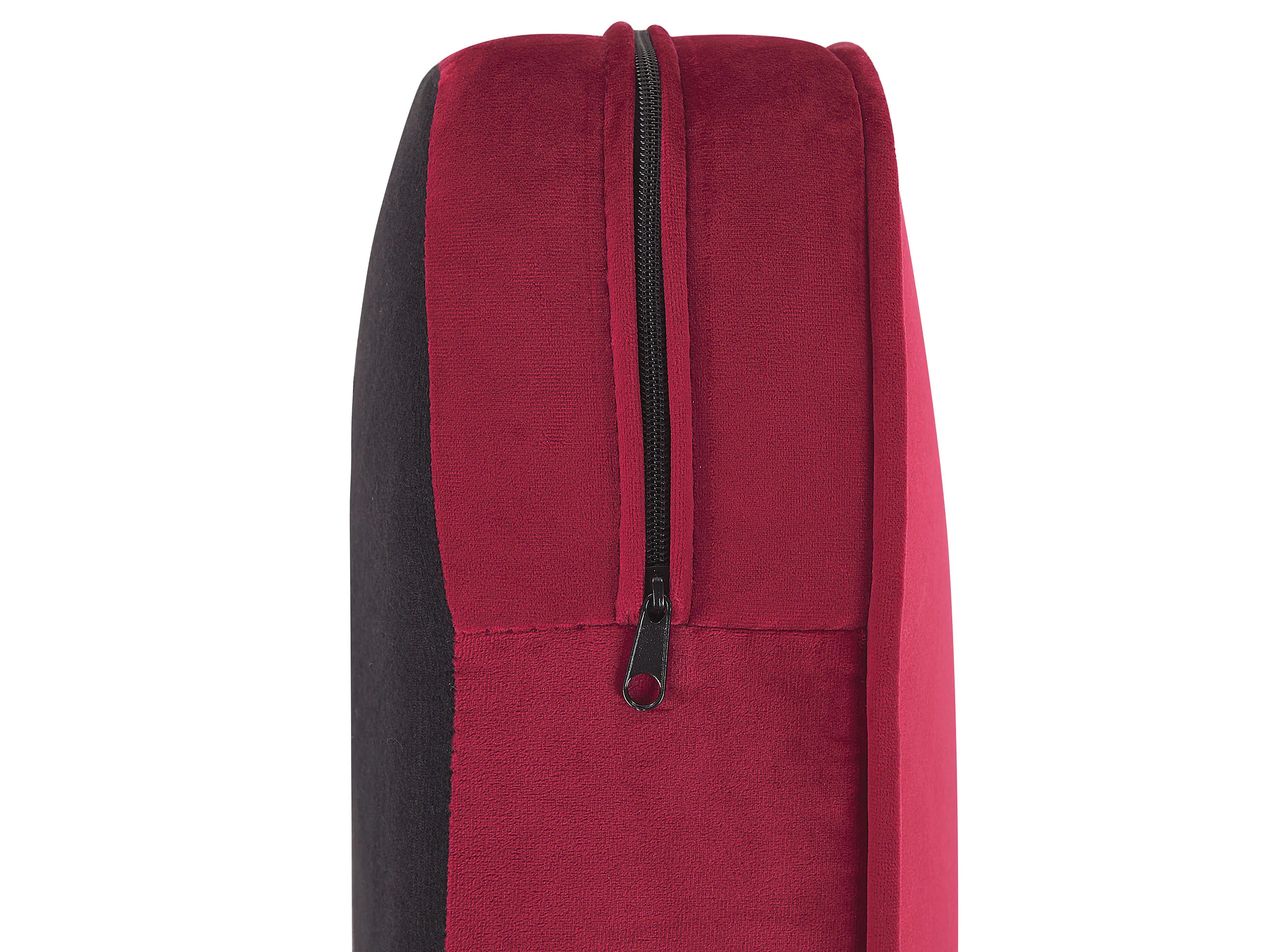 Bank 3-zits CHESTERFIELD Fluweel Donkerrood
