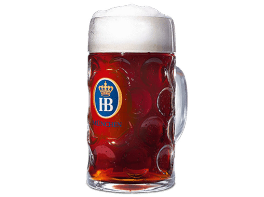 CERVEJA ALEMÃ HOFBRÄU SCHWARZE WEISSE 0.50L