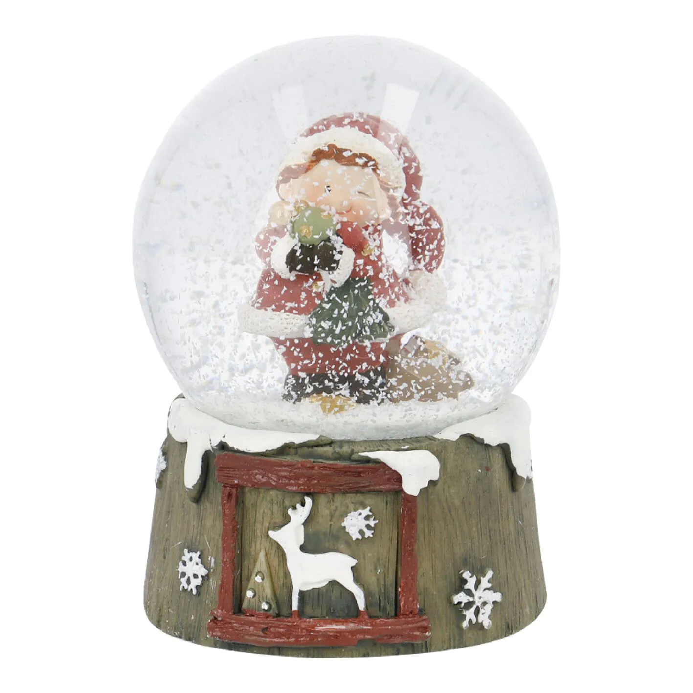 Schneekugel Kind, Zwinker, 6.5 x 9 cm