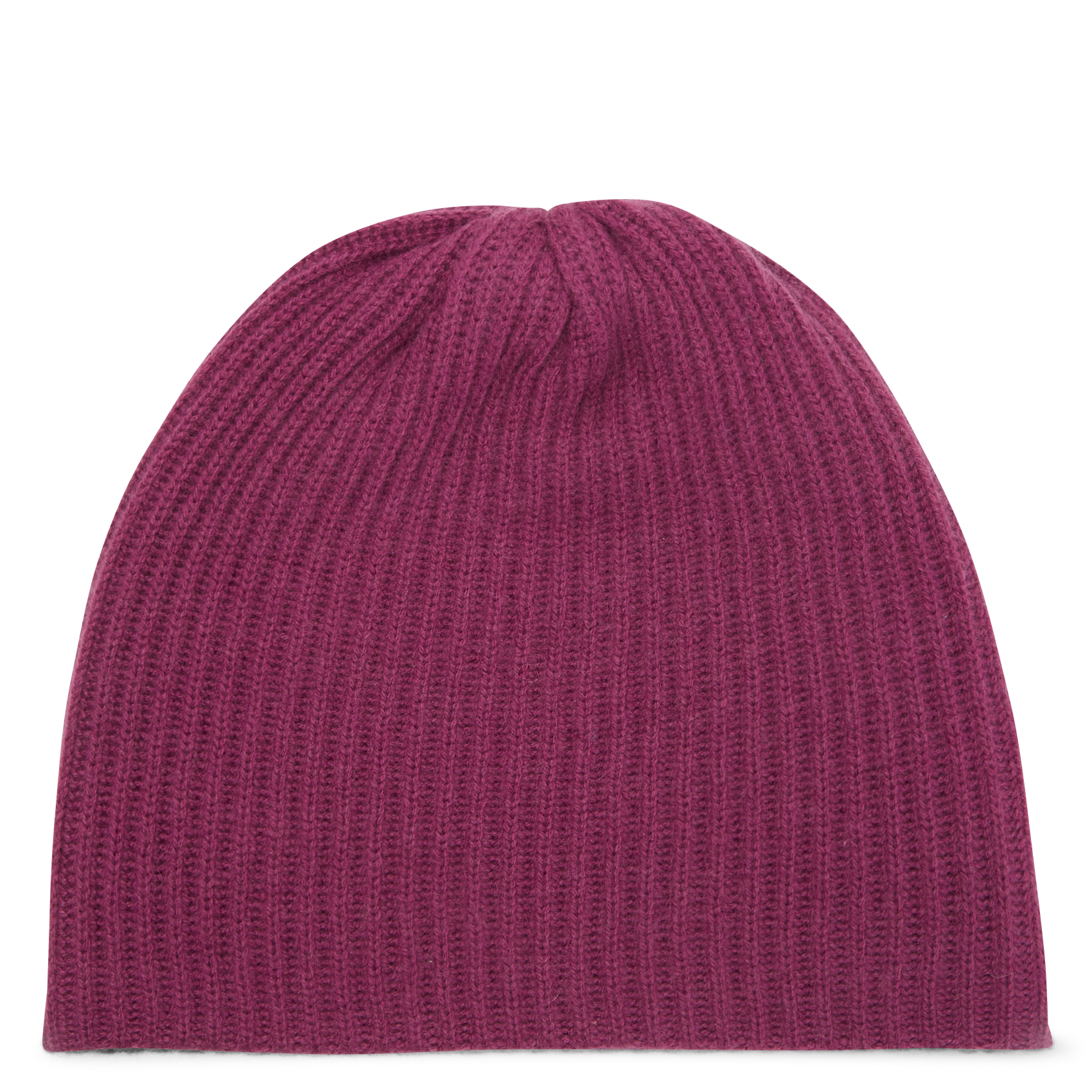 BIBOU - Bonnet côtelé en cachemire| Violet