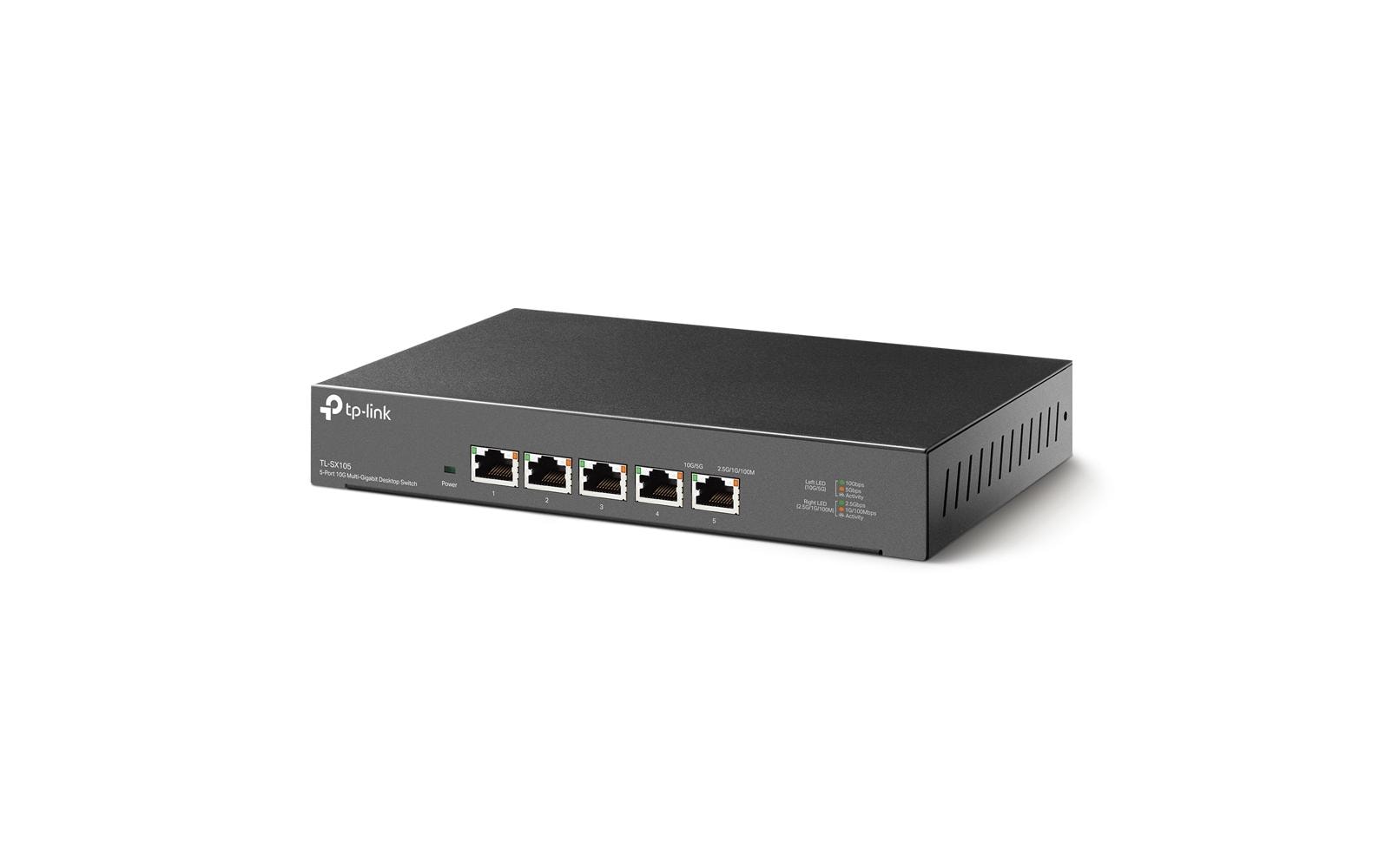 Switch Omada Unmanaged Switch 5 x 10G Ports TL-SX105 5 Port<br>5-Port 10G Desktop Switch