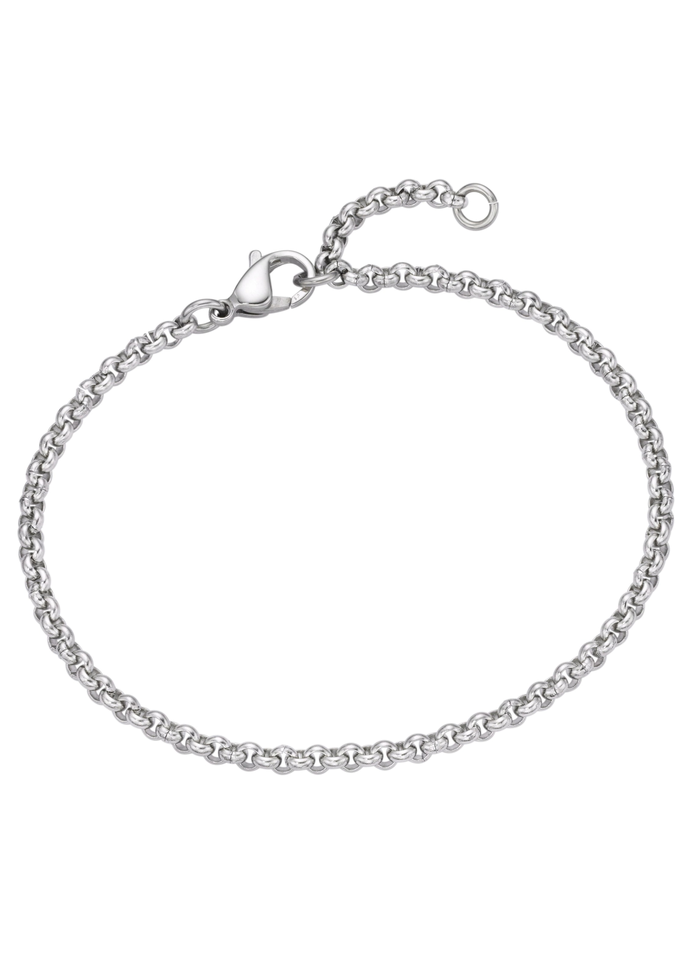 Firetti Edelstahlarmband »Schmuck Geschenk Erbskettengliederung, 2,4 mm breit« Made in Germany