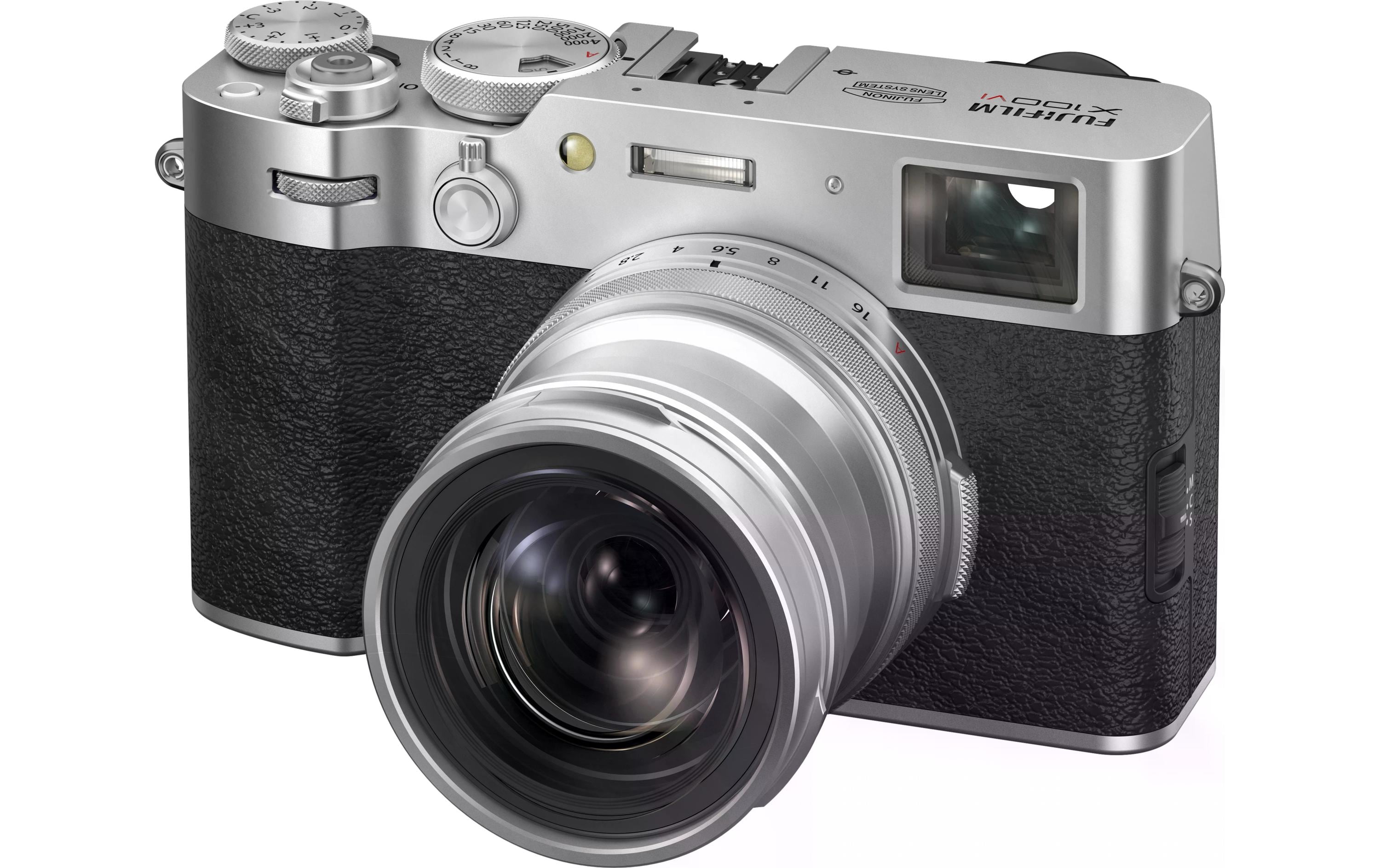 Fotokamera X100VI Silber<br>Kompakte Digitalkamera mit anspruchsvollem Design und intuitiver Bedienbarkeit