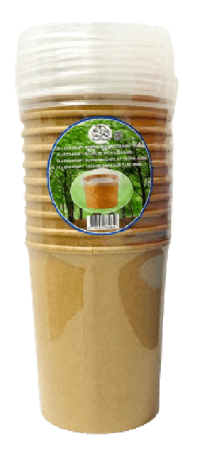 Vima Eco Kraft Soep Cup met Deksel 1000ml 10st
