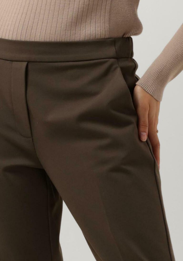 BEAUMONT bruine beaumont flared broek charlie