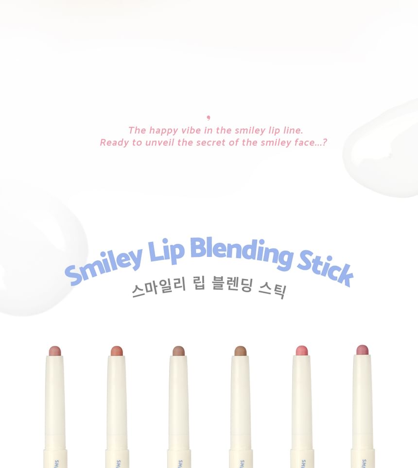 lilybyred - Smiley Lip Blending Stick - 6 kleuren