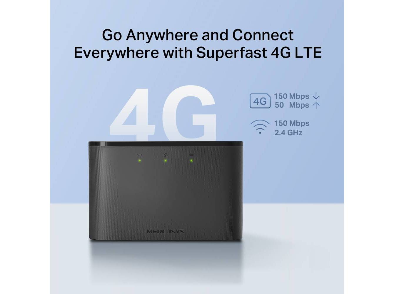 ROUTER MERCUSYS MT110 N150 SINGLE-BAND WIFI4 4G LTE