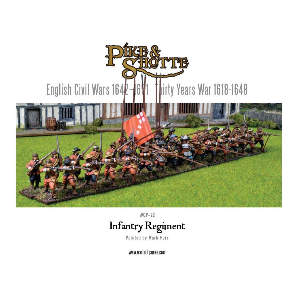 Pike & Shotte Infantry Regiment plastic boxed set